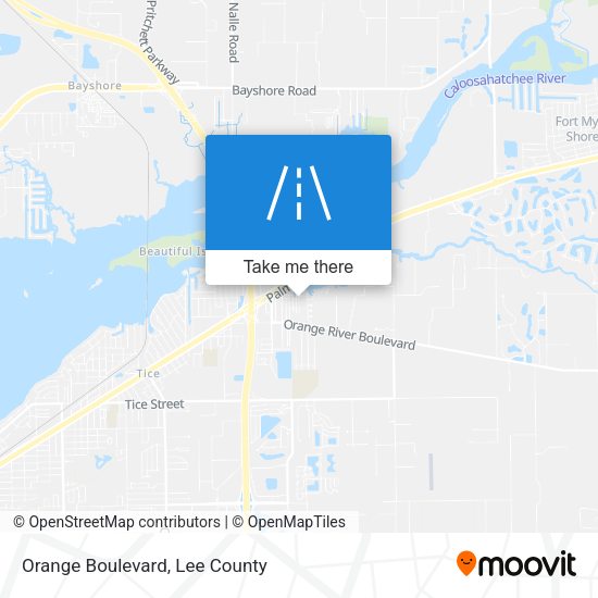 Mapa de Orange Boulevard