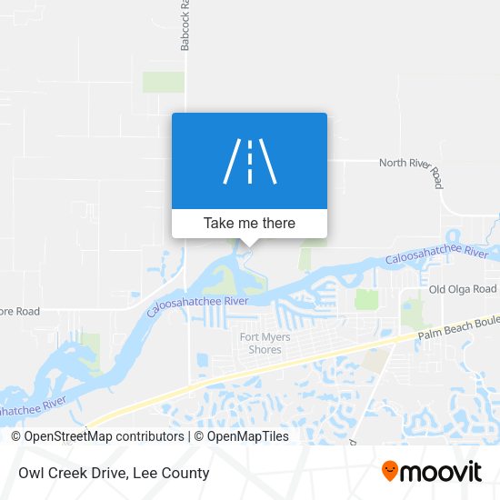 Mapa de Owl Creek Drive