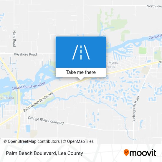 Mapa de Palm Beach Boulevard