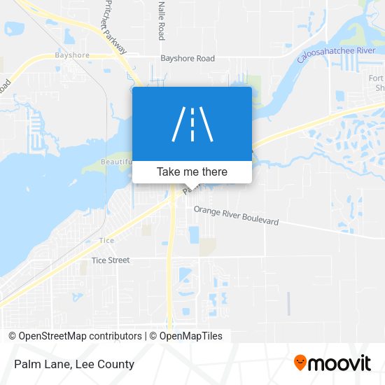 Mapa de Palm Lane