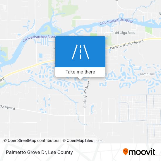 Palmetto Grove Dr map