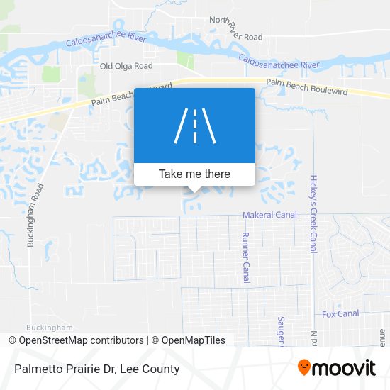 Palmetto Prairie Dr map