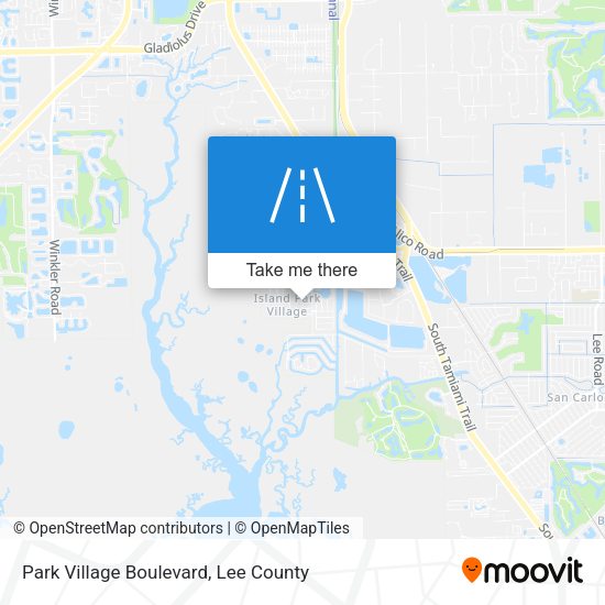 Mapa de Park Village Boulevard