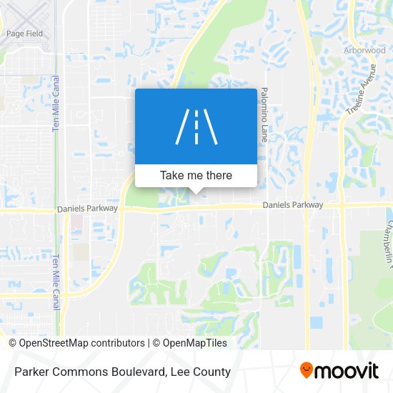 Parker Commons Boulevard map