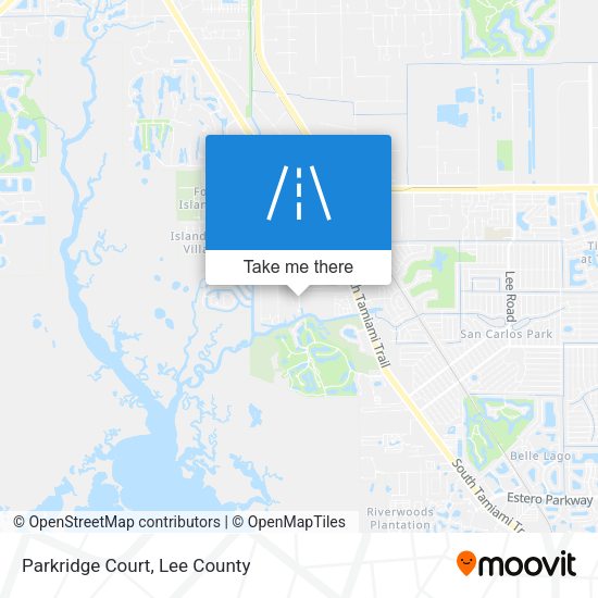Mapa de Parkridge Court