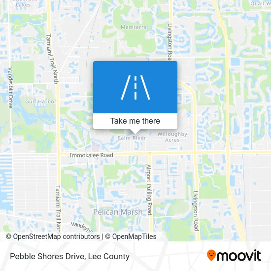 Pebble Shores Drive map