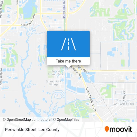 Periwinkle Street map