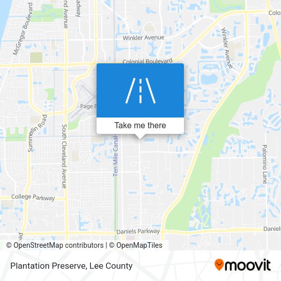 Mapa de Plantation Preserve