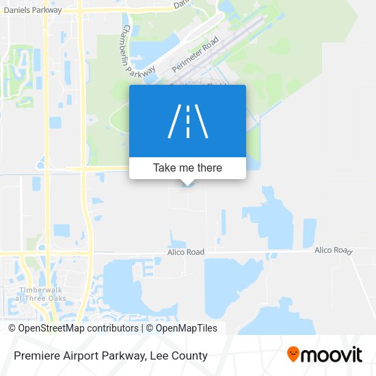 Premiere Airport Parkway map