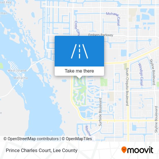 Prince Charles Court map