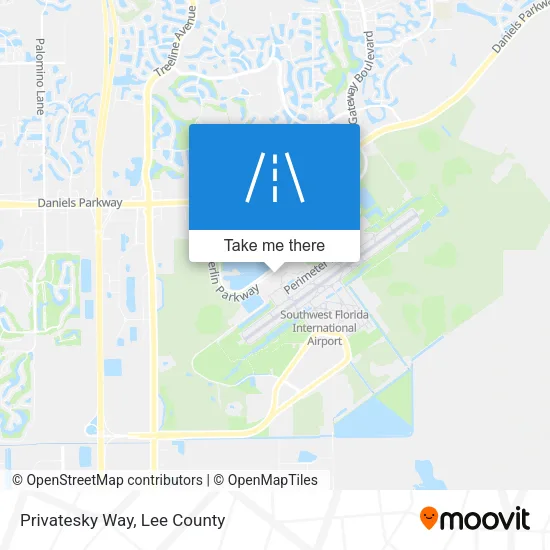Mapa de Privatesky Way