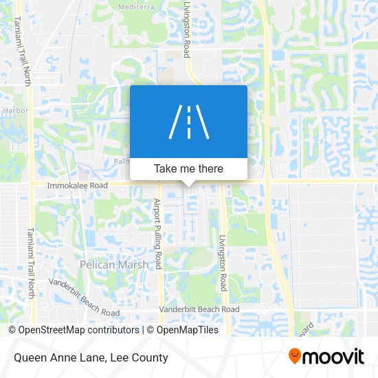 Queen Anne Lane map
