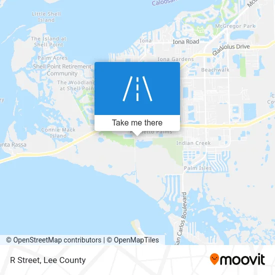 R Street map