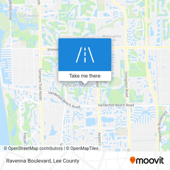 Ravenna Boulevard map