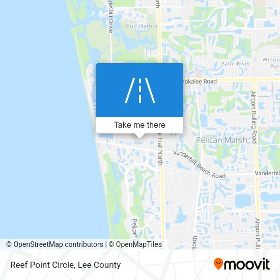 Mapa de Reef Point Circle