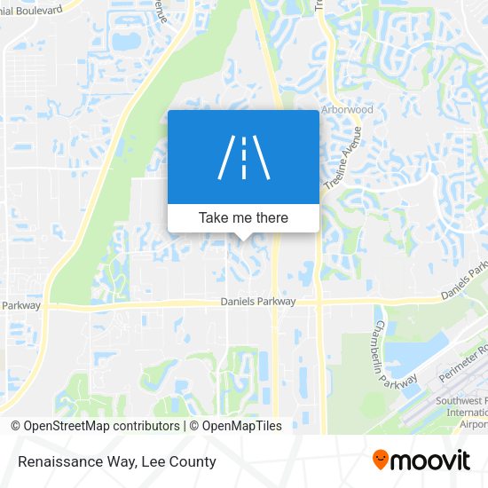 Mapa de Renaissance Way