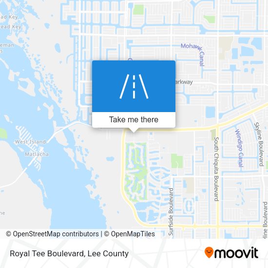 Royal Tee Boulevard map