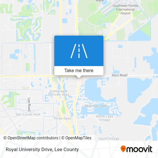 Royal University Drive map