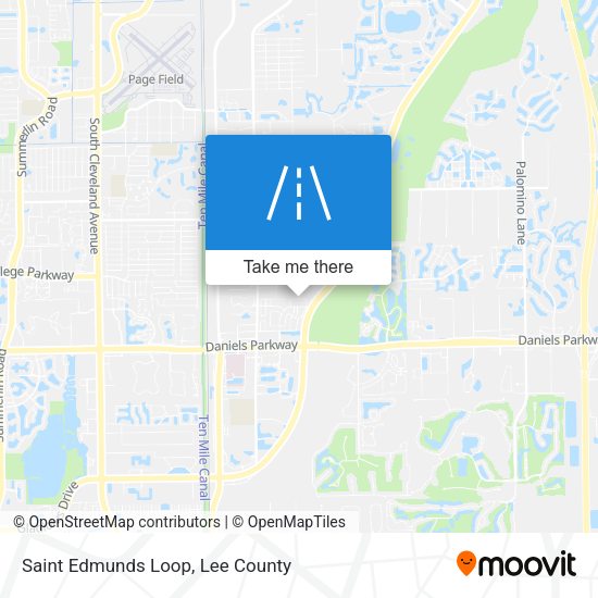 Saint Edmunds Loop map