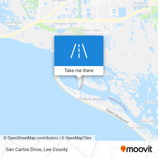 San Carlos Drive map