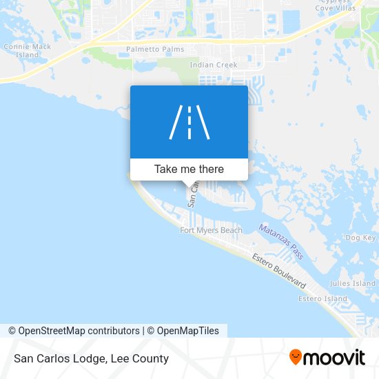 San Carlos Lodge map