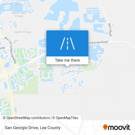 Mapa de San Georgio Drive