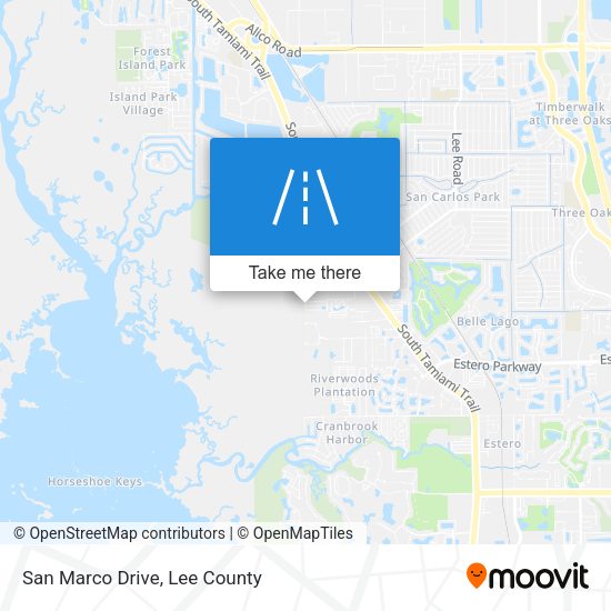 San Marco Drive map