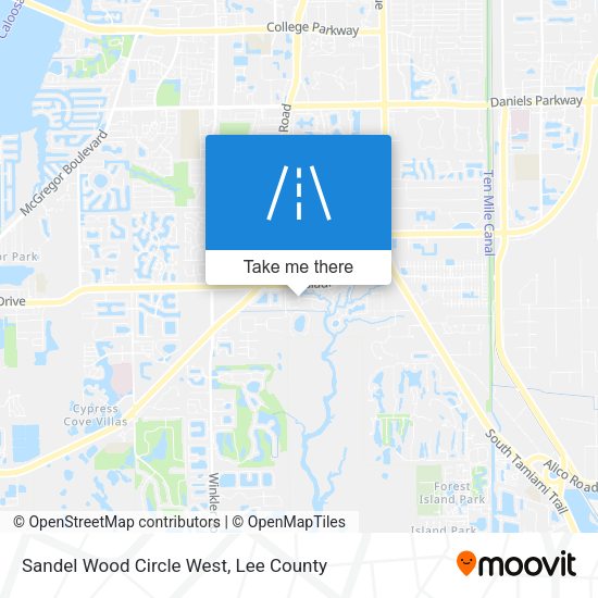 Mapa de Sandel Wood Circle West