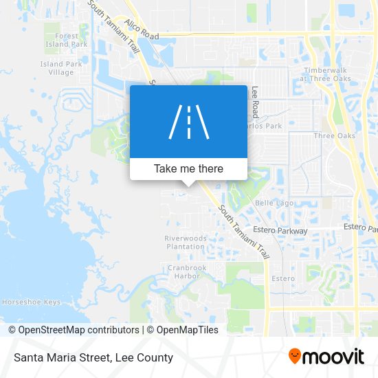 Mapa de Santa Maria Street