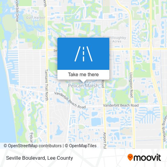 Seville Boulevard map