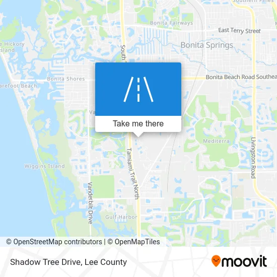 Shadow Tree Drive map