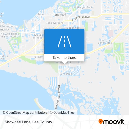 Mapa de Shawnee Lane