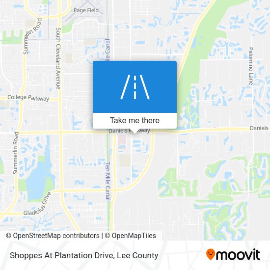 Shoppes At Plantation Drive map