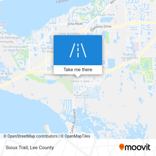Mapa de Sioux Trail