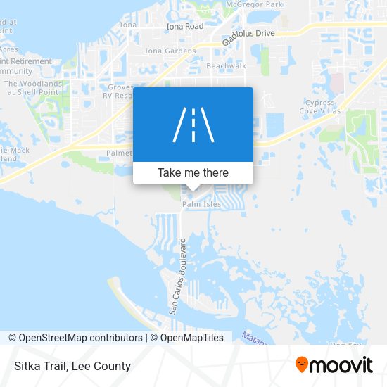 Mapa de Sitka Trail
