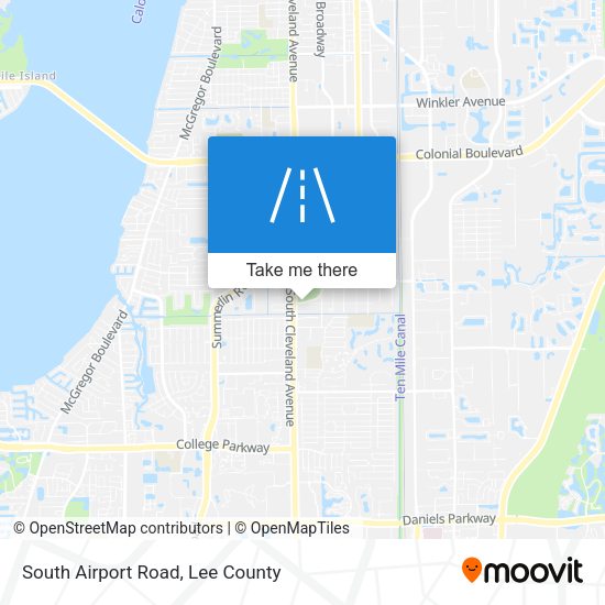 South Airport Road map