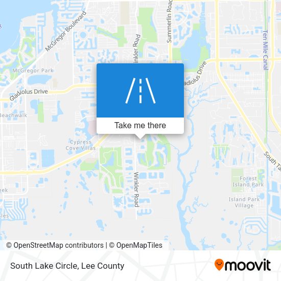 South Lake Circle map