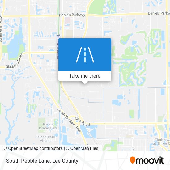 Mapa de South Pebble Lane