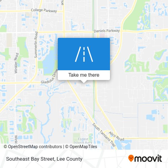 Southeast Bay Street map