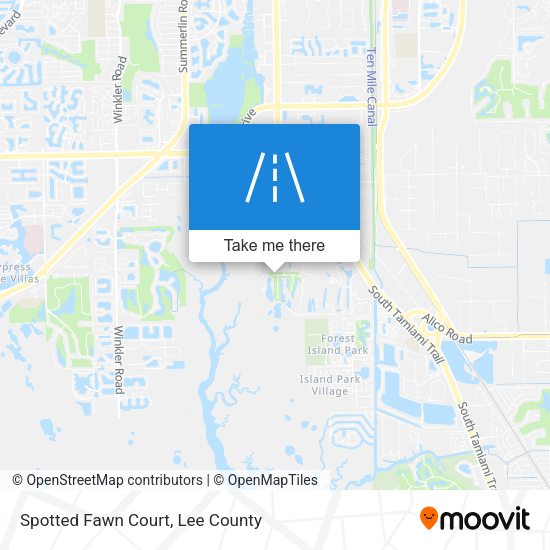 Mapa de Spotted Fawn Court