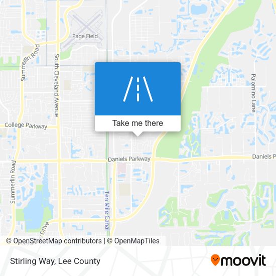Mapa de Stirling Way