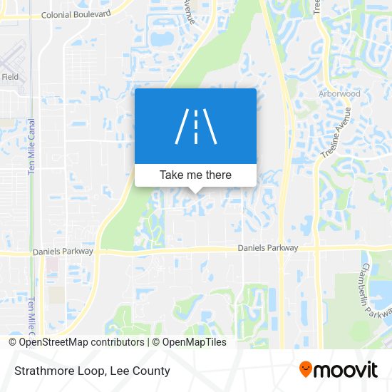 Mapa de Strathmore Loop