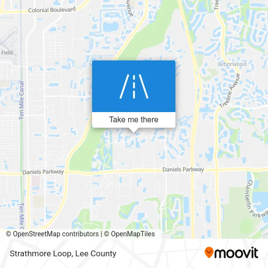 Mapa de Strathmore Loop