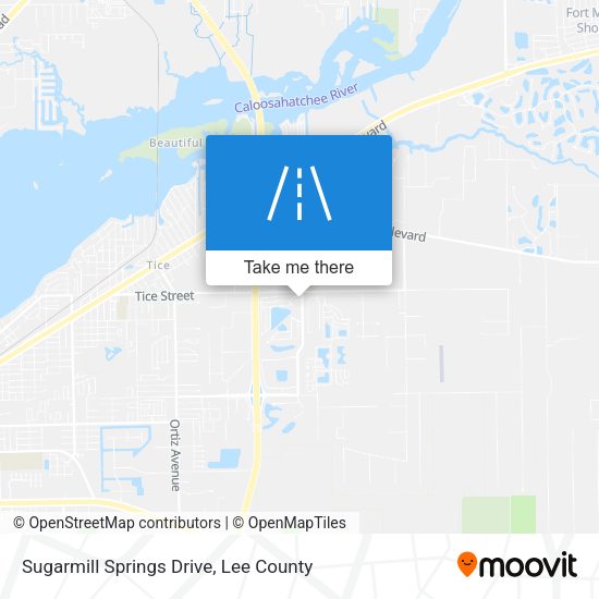 Sugarmill Springs Drive map