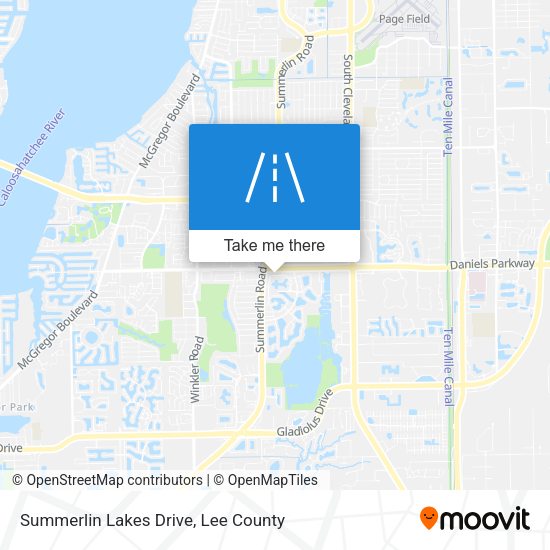Summerlin Lakes Drive map
