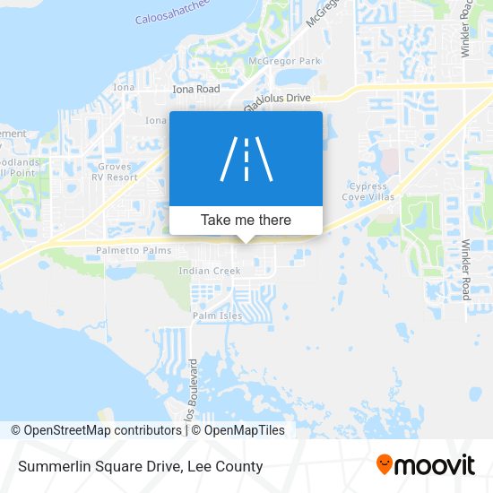 Summerlin Square Drive map