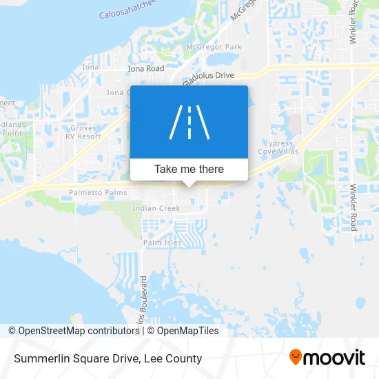 Summerlin Square Drive map