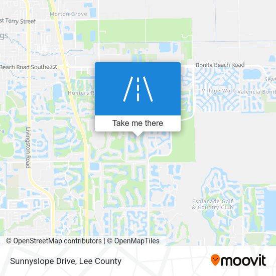 Mapa de Sunnyslope Drive