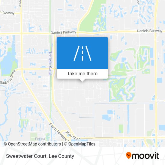 Sweetwater Court map