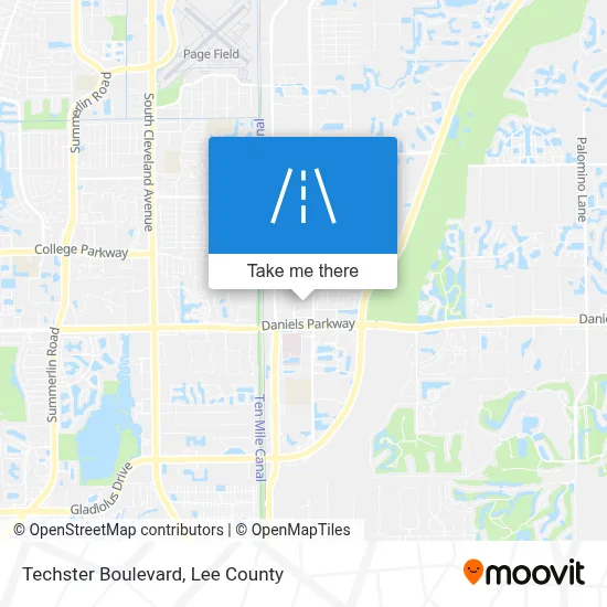 Techster Boulevard map